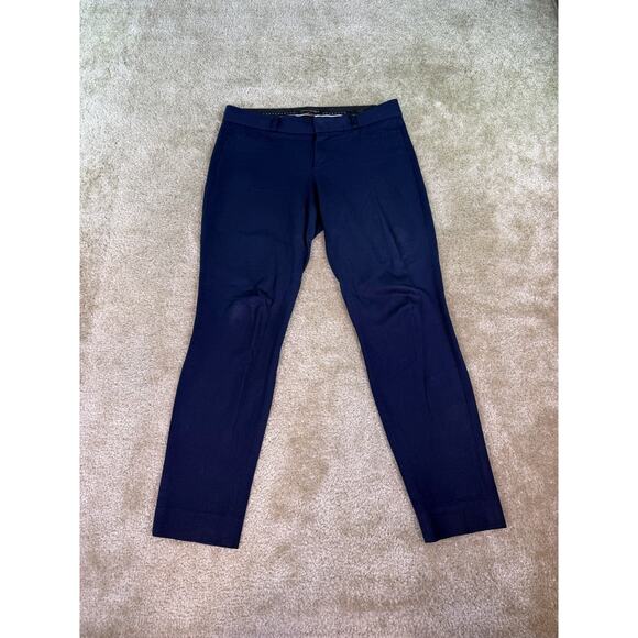 Banana Republic Pants Womens Size 2 Blue Straight Sloan Fit Ankle Stretch C558 - Picture 1 of 13